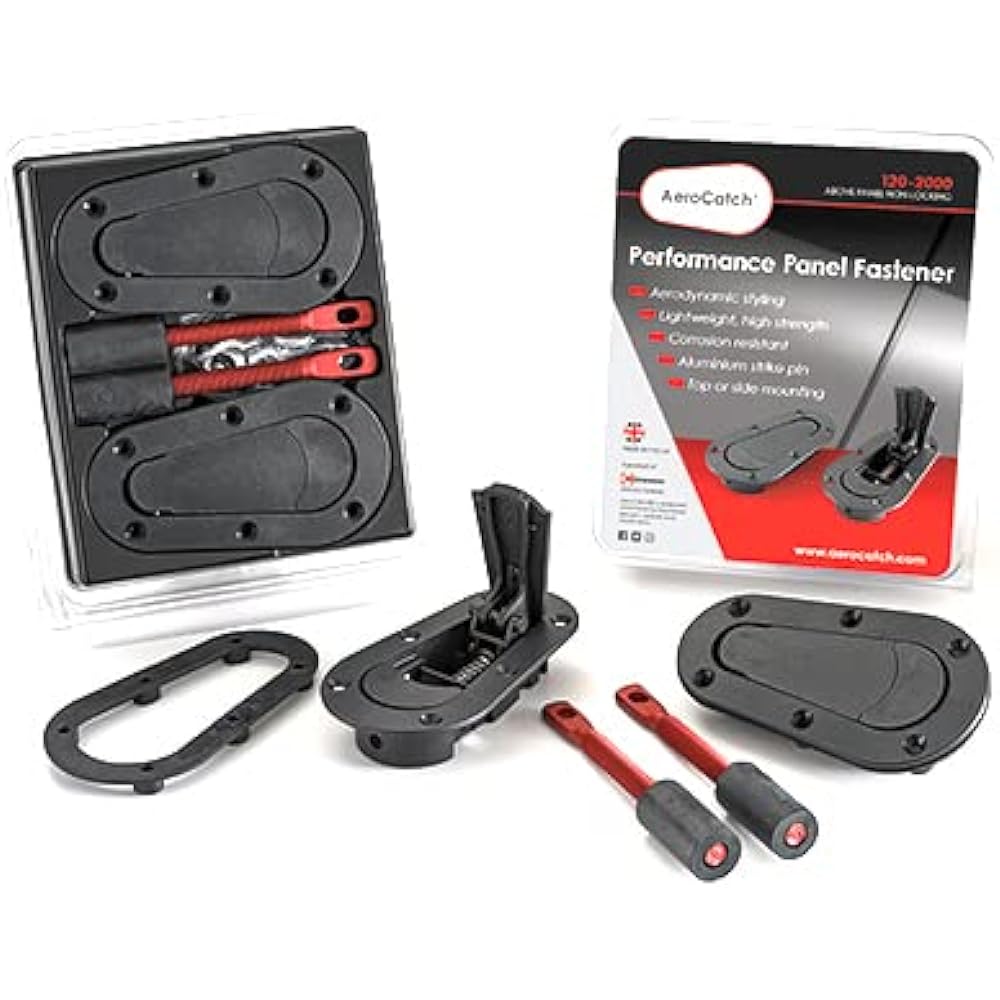 SFC AEROCATCH Aero Catch Plus Type Keyless Black Fixing Plate Set 120-2000 2023 Model