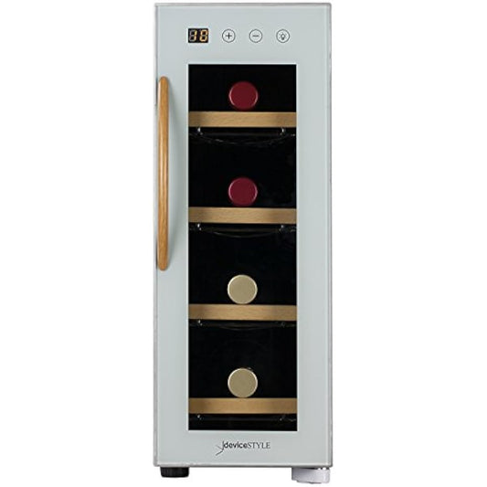 CE-4W-W (White) Peltier style wine cellar for storing 4 bottles
