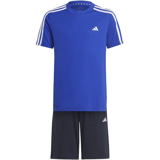 [Adidas] Top and Bottom Set Kids Train Essentials Aero Lady 3 Stripes Regular Fit Training Top and Bottom Set ECM35