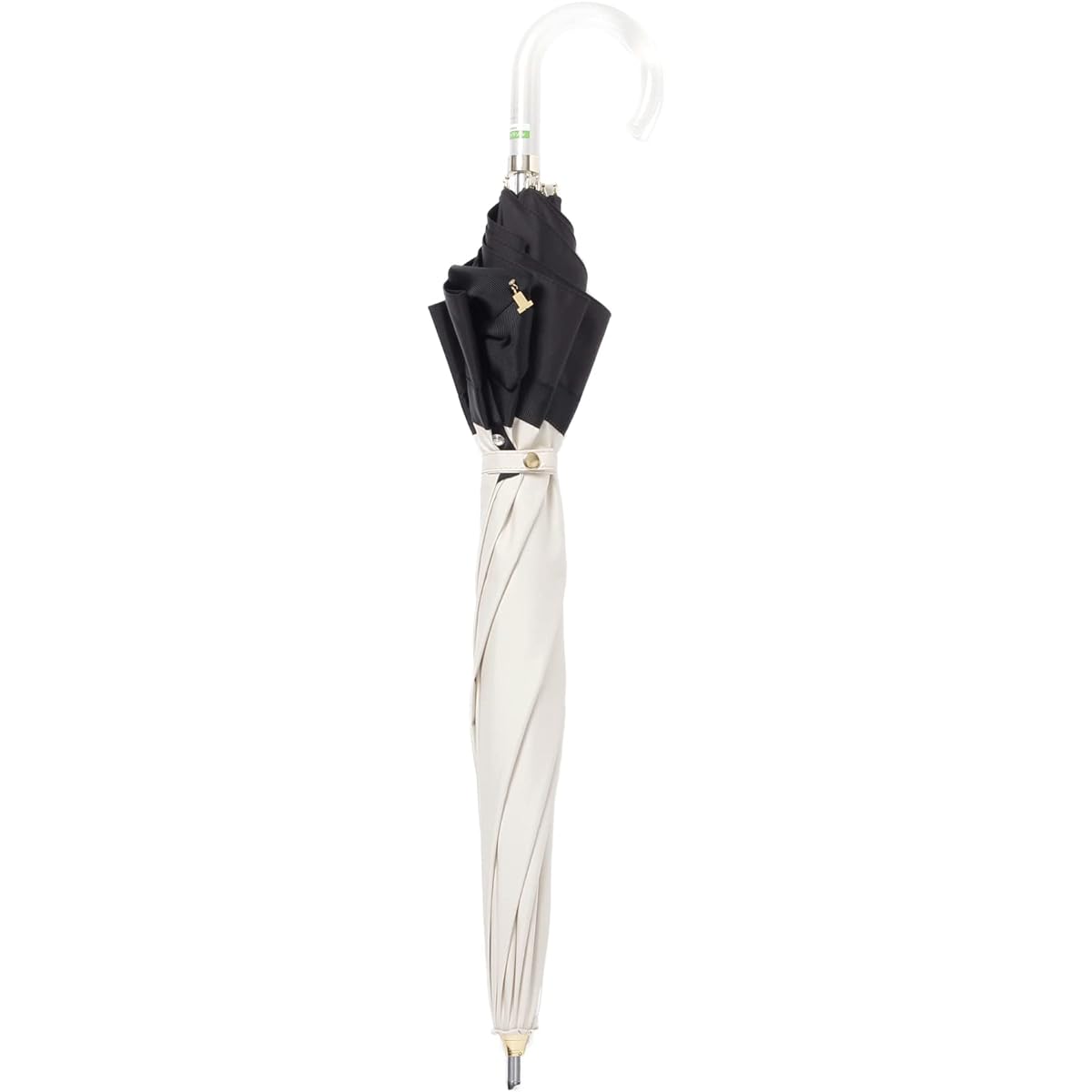LANVIN en bleu Long Umbrella Parasol [For Sunny or Rainy Days, Shading] 50cm Bijou Ribbon Long Umbrella 11572 Beige