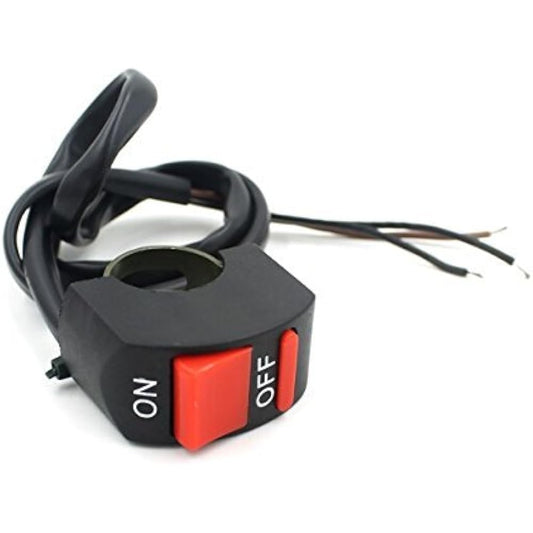 E-BRO motorcycle ATV Handlebar Kills Top Switch on OFF button Blet connector