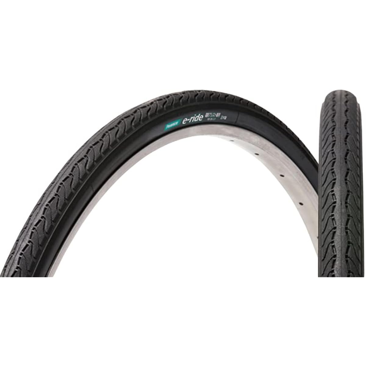 Panaracer Clincher Tire [22×1 3/4] e-ride plus 8W22-43B-ERPSP All Black (For Electric Assist Bicycles, City Cycles)