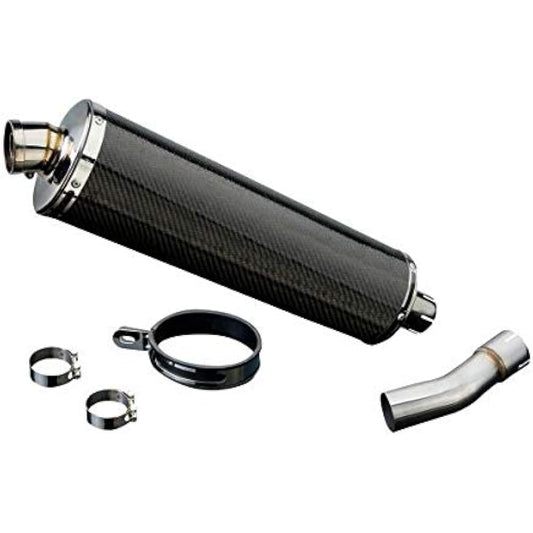 DELKEVIC Slip-on Carbon Oval Muffler SUZUKI SV650 / SV400 1998-2002 450mm KIT0801