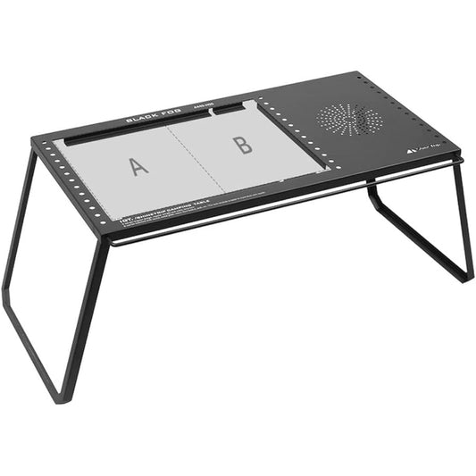 Taruor Portable Camping Carbon Steel Table IGT Unit Board Combination Table Foldable Outdoor Picnic Dinner Desk Fishing BBQ Table