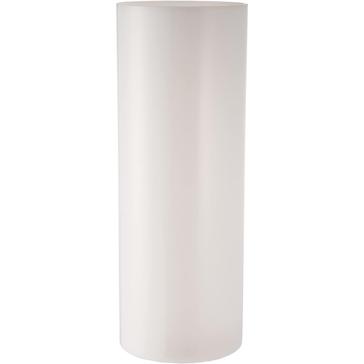 FOYER Unbreakable Vase Flower Base Interior Polycarbonate Cylinder Height 40 cm Width 15 cm 2300010WH