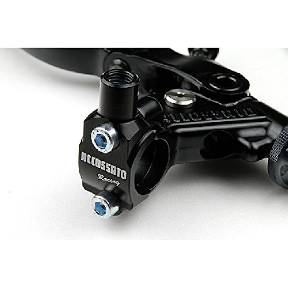 ACCOSATO Mirror Holder Compatible Model: ACOSAT Wire Clutch/Racing Clutch Thread Diameter: M8 Black