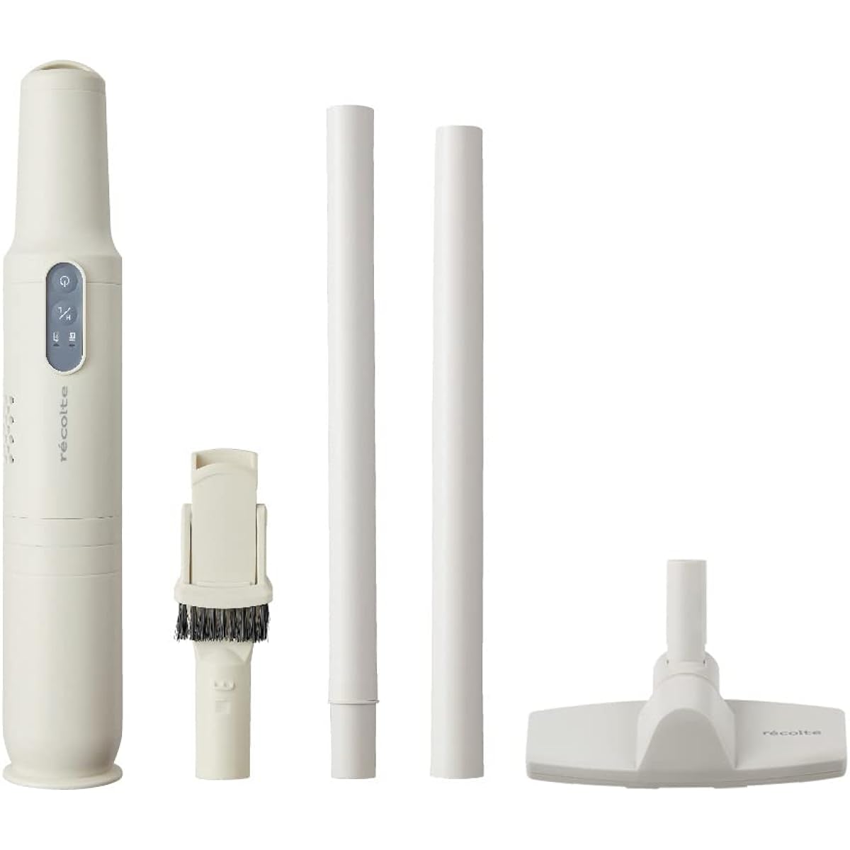recolte Cordless Stick Cleaner Full Set RSC-1FS recolte Cordless Stick Cleaner Full Set (Natural White)
