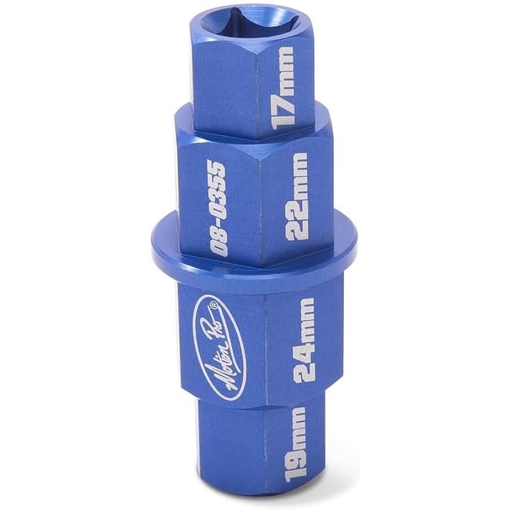 MOTION PRO Super Light Hex Axle Tool 17mm, 19mm, 22mm, 24mm Tire tool that can be used when changing tires YM08-0355