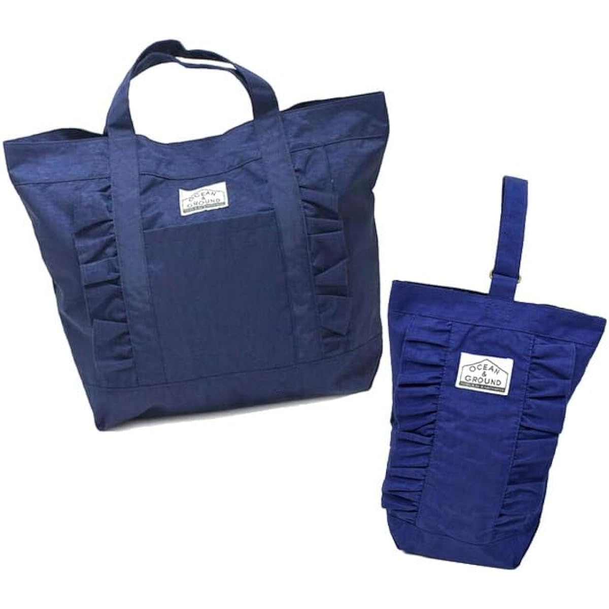 Ocean and Ground Lesson Bag FRILL Tote Bag Kids Junior Girls 3 Colors 1015006