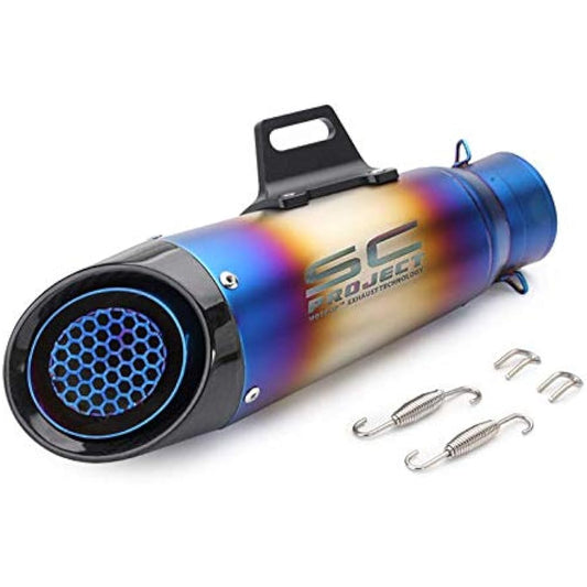 Slip-on Muffler, Bike Silencer, General Purpose, 2.4 inches (60.5 mm)