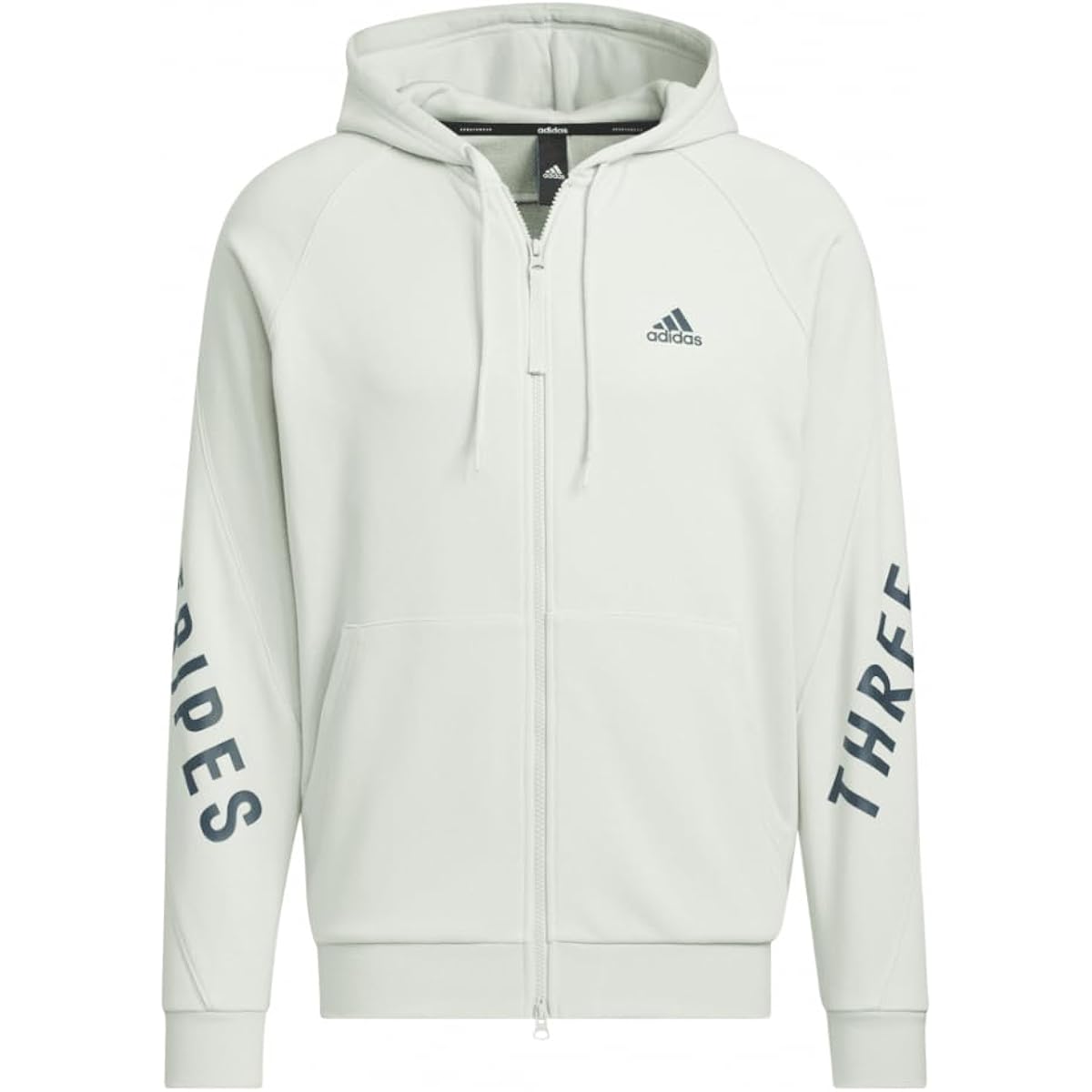 [Adidas] BUK37/JSY27 Men's Sweat Hoodie Warding Loose Fit French Terry Full Zip Parka