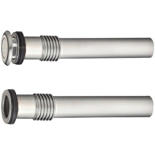 SANEI bath connection pipe, bathtub and bath pot connection, stainless steel, diameter 45, length 400mm T40-3-400