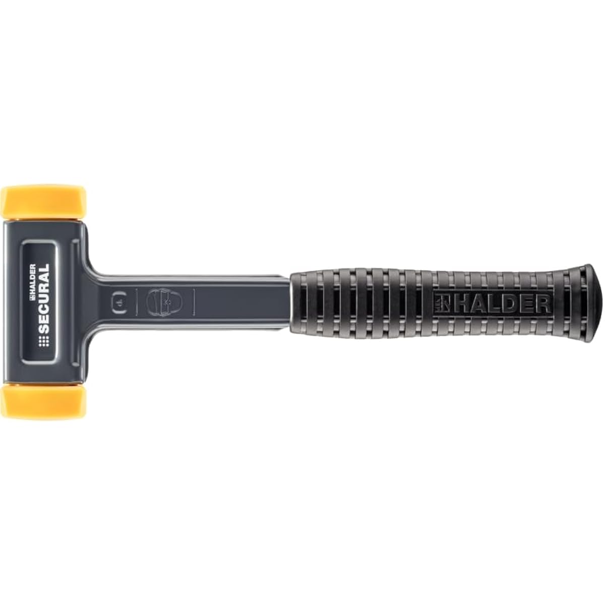 Rohmheld Halder HALDER Shockless Recoilless Secular Hammer Polyurethane (Yellow) Diameter 30 x 40 3380.040