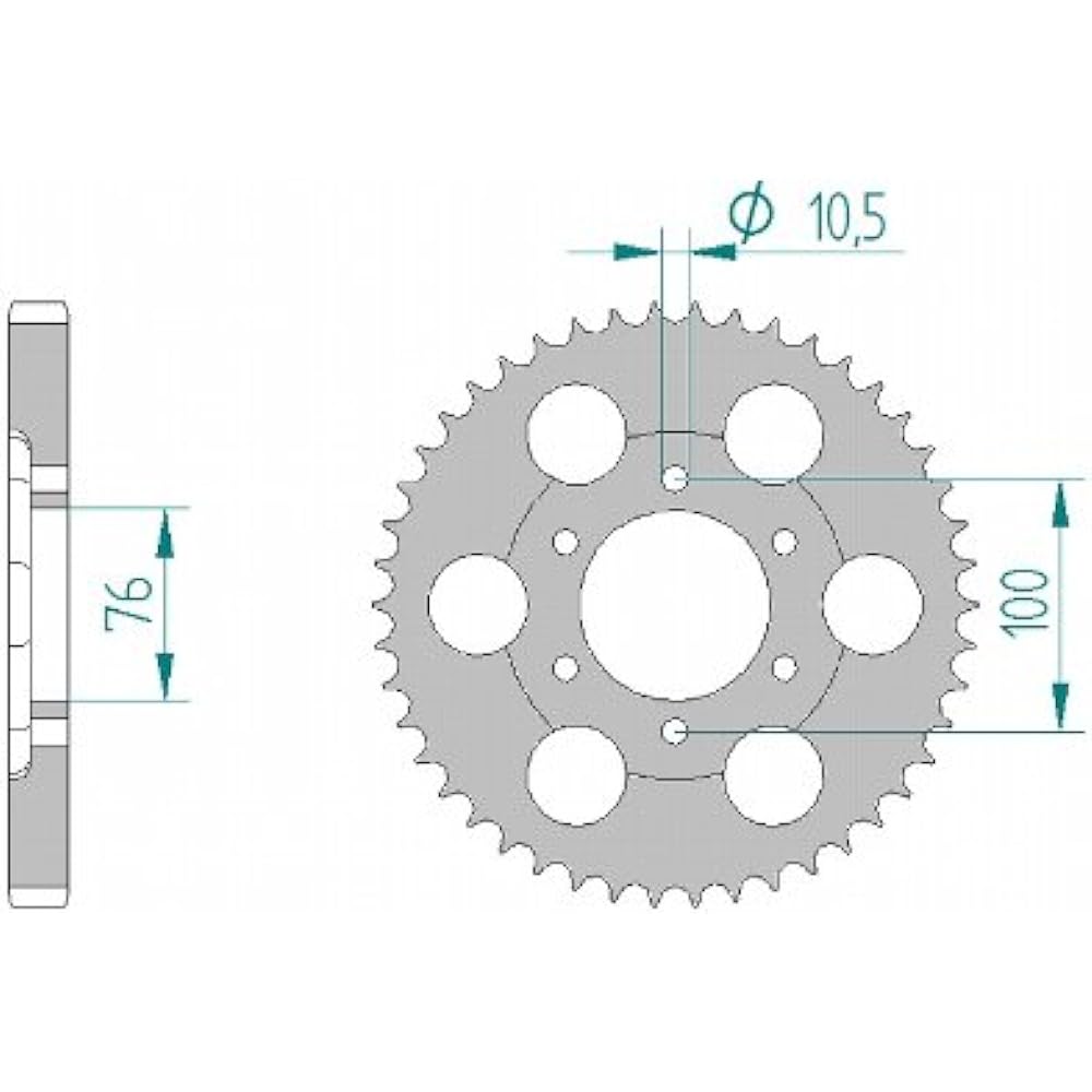 AFAM Rear Sprocket Hard Anodized 15902-47