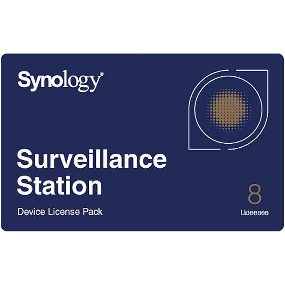[Camera License] Synology Device-License-Pack8 [Additional 8 licenses]