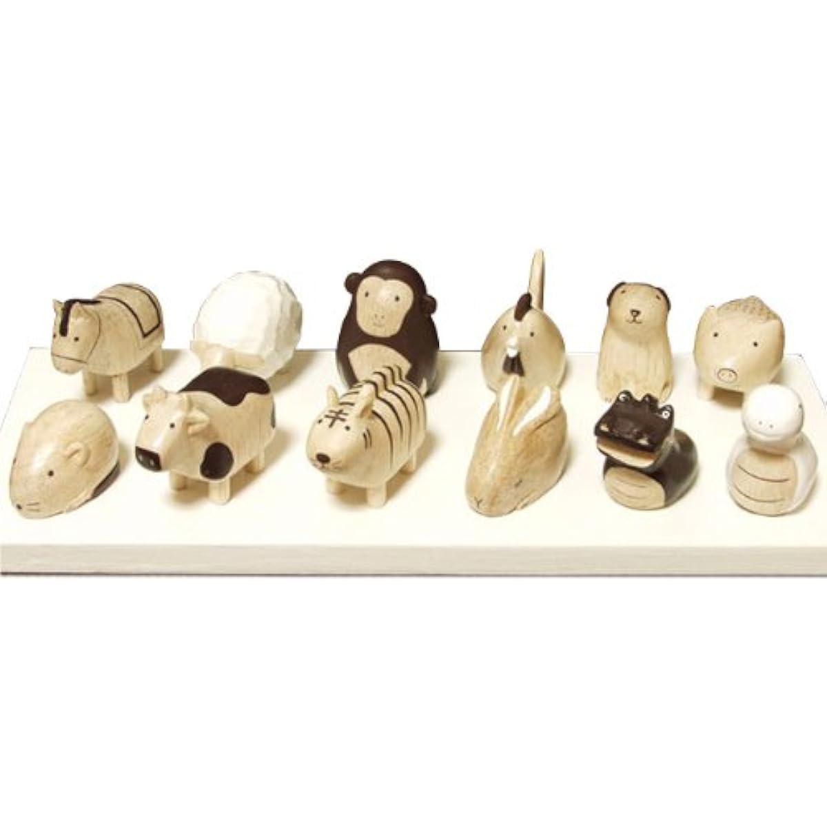 Wood carving animal interior wood set [T-Lab]