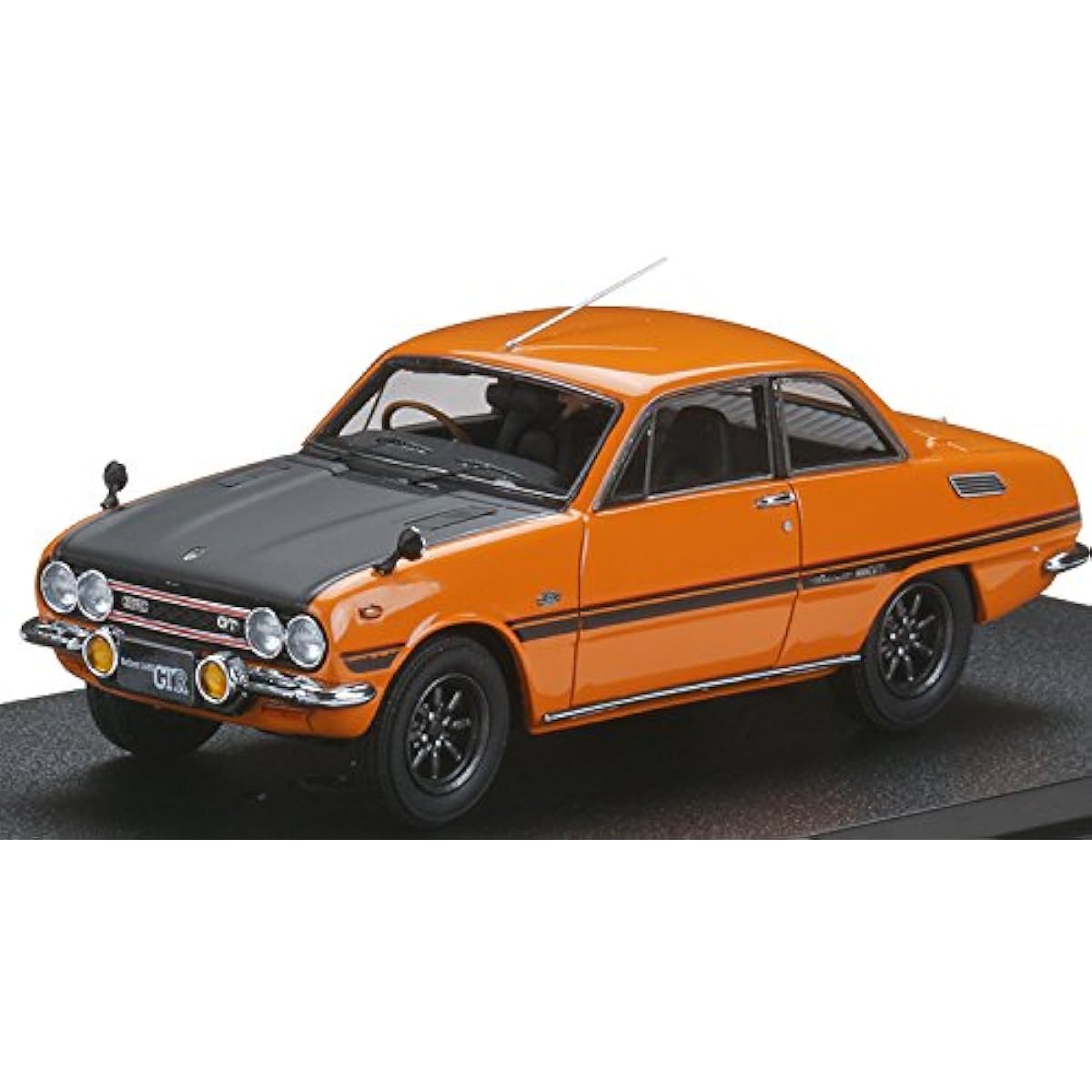 Hobby Japan MARK43 1/43 Isuzu Bellett GT Type R (PR91W) Sports Wheel Maple Orange Finished Product