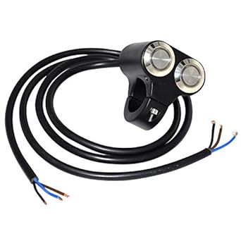 7/8 inch Curry Bai Handle Bar Control Switch -on Switch with Blue LED Light