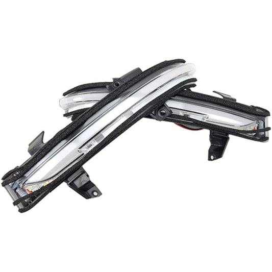 Serena C27 Compatible with all grades Nissan Sequential Flowing Turn Signal Door Mirror Turn Signal Clear Transparent White Left and Right Set