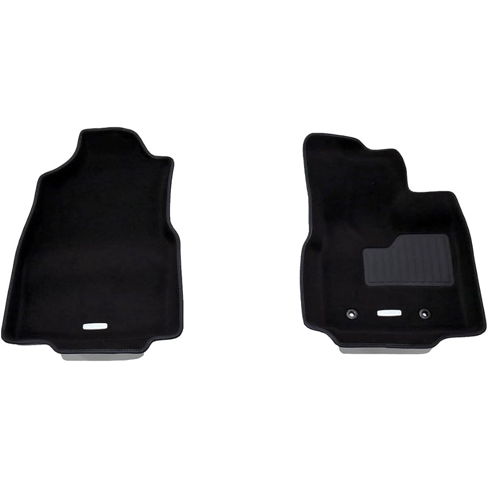 Clazzio Floor Mat 3D Type Front Only Tufted LA900S R2/6~ NEW Rubber Type Black AS-6540 [9ABAS6540K]