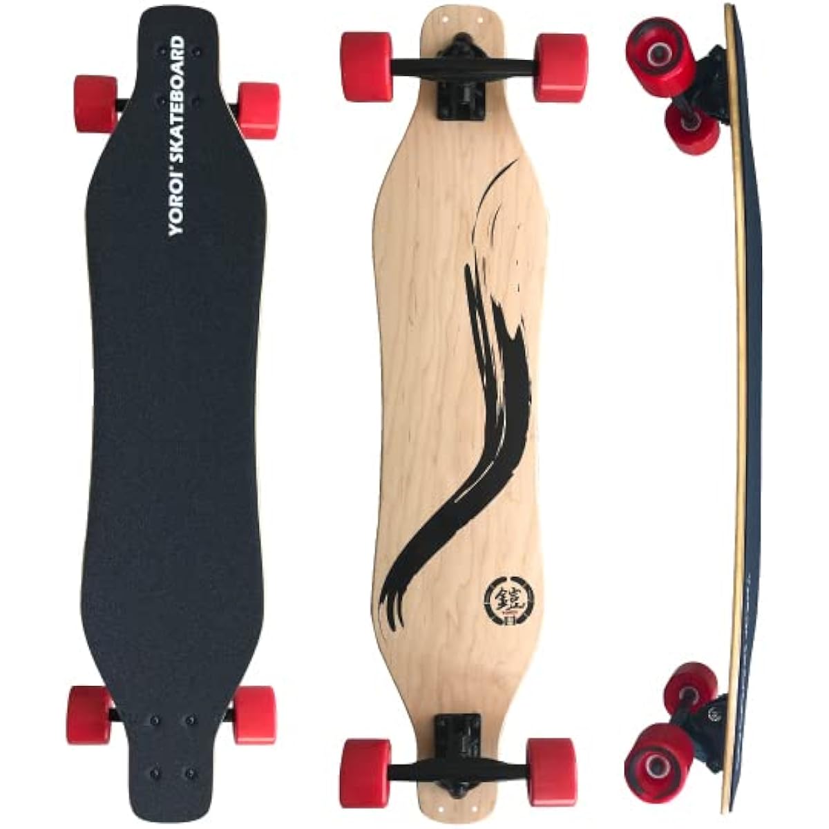 Long skateboard 38 inches YOROI SKATEBOARD RYUII 38 bamboo deck