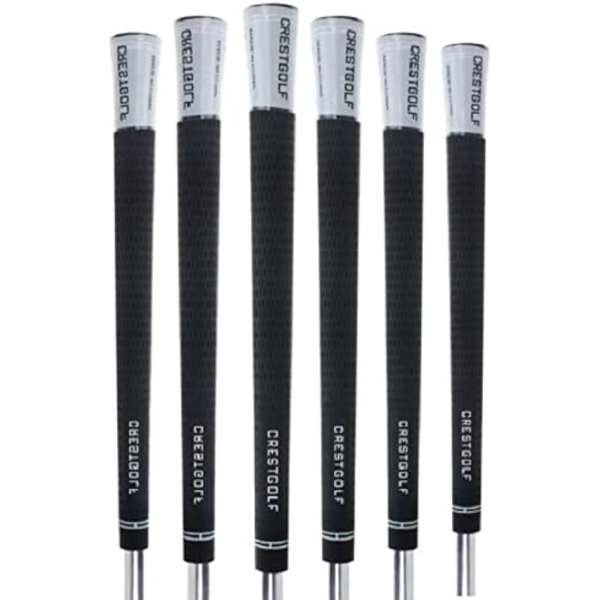 CRESTGOLF Tour Velvet Type Golf Grip Competitor Compatible Athlete Caliber 60R No Backline for Golf Clubs Heavy Duty 8 Piece Set 6 Piece Set
