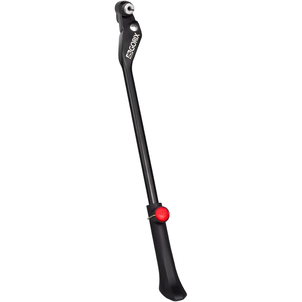 GORIX Bicycle Kick Stun Ultra Light Bicycle Stand (GX-ST260 Button Adjustment Specifications) Side Stand Aluminum for QR 24-29 inches Sturdy Will Not Damage the Frame Quick Release Adjustment Road Bike