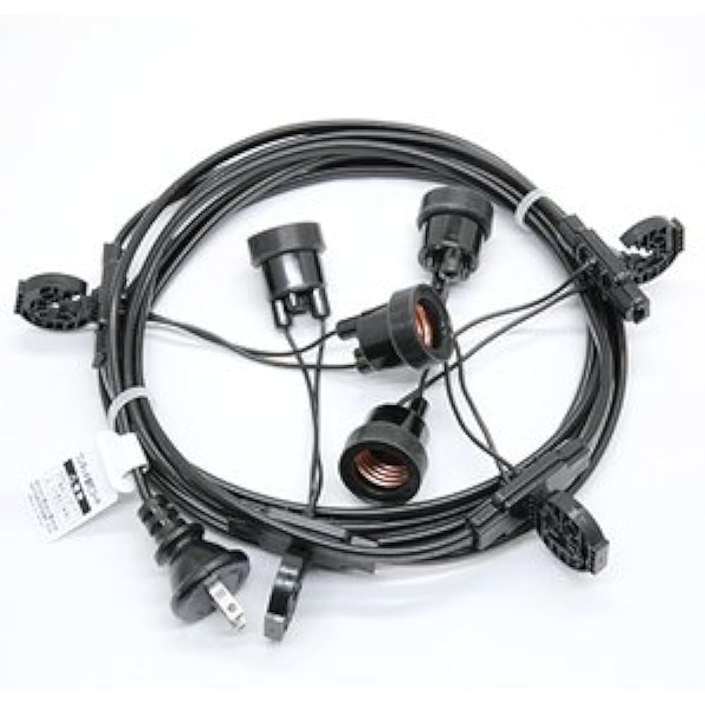 Hasegawa Seisakusho CCA4.8M-L4-P0.6 Lantern Code Store Type 4 Lights 0.6m Interval Black