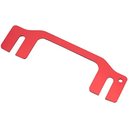 G'BASE Steering Low Posi Adapter Type 3 10mm Down Aluminum Red Anodized GSA-003