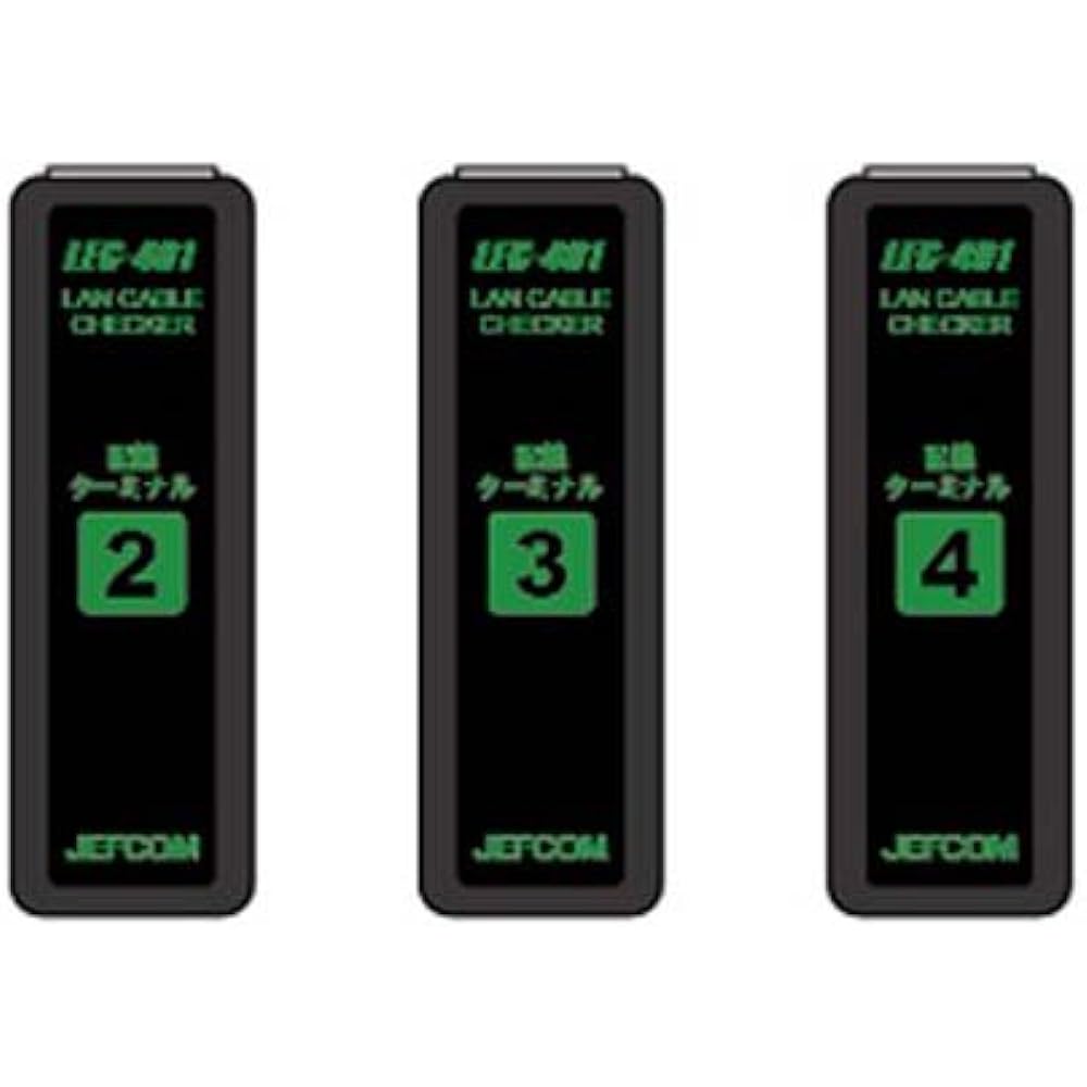 Jeffcom LAN Cable Checker Wiring Terminal LEC-401-TA