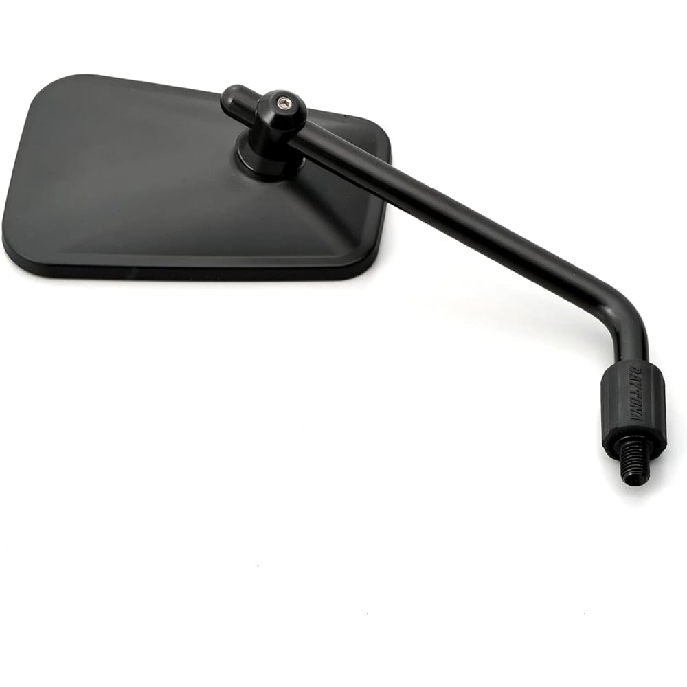 Daytona High Visibility Mirror, Motorcycle Mirror, 1 on each side, Common to both left and right sides, 10mm positive thread, Compliant with new safety standards, Classic/Low Black 98918
