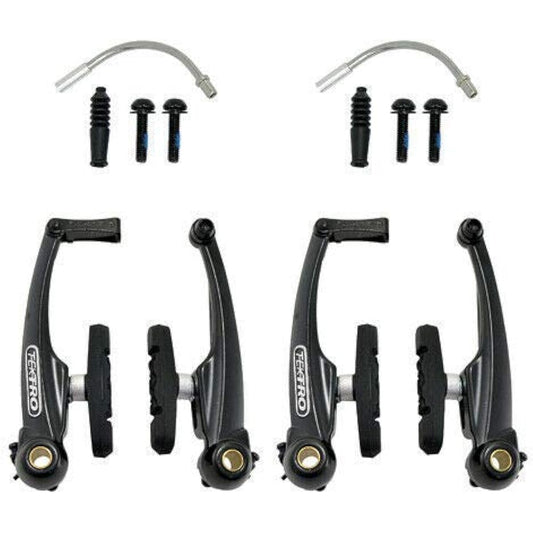 TEKTRO 857AL Linear Pull Brake Set Long Arms 110mm, Black, MH1813