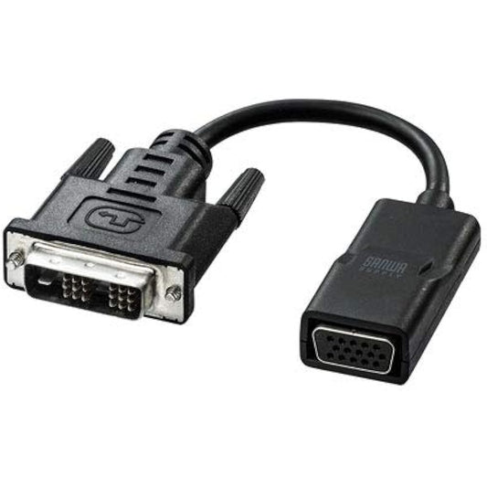 Sanwa Supply DVI-VGA conversion adapter (black, 8cm) AD-DV08VGA