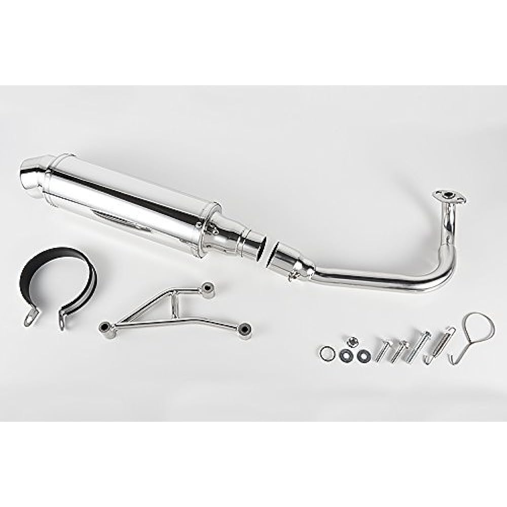 Bike Parts Center Custom Stainless Steel Muffler Honda Zoomer AF58 2037