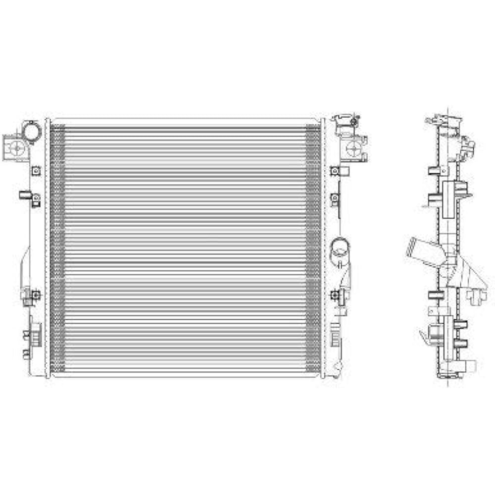 TYC 2957 Radiator 2007-2018 Geep Langler compatible