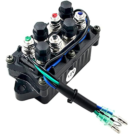Starter Solenoid Relay Trim Relay Assy Boat Motor Power 3 Pin 12V 120A Yamaha Outboard Engine 30-90hp 6H1-81950-00-00 6H1-81950-01-00