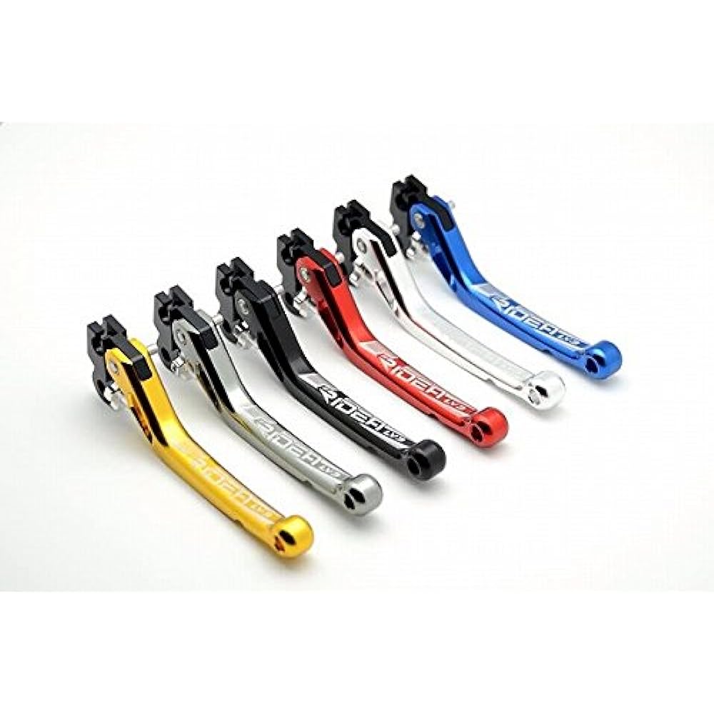 RIDEA Knob Adjust Brake Lever Left and Right Set Titanium [LV3-A03-TM] [PCX125 (JF28/JF56)] [PCX150 (KF12/KF18)] LV3-A03-TM