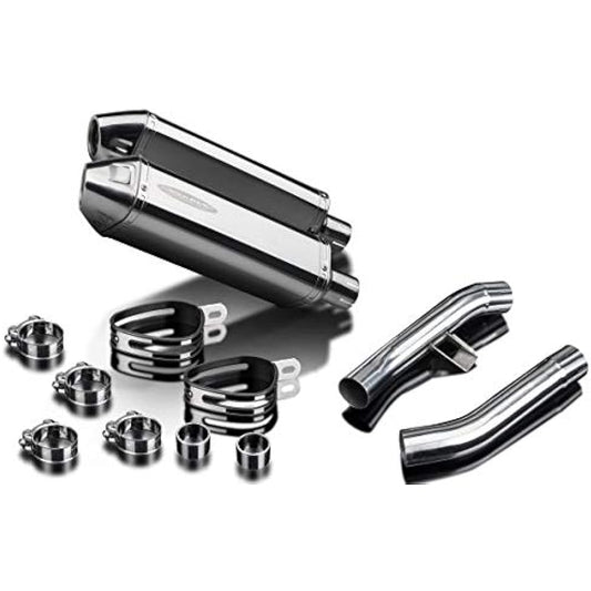 DELKEVIC Slip-on Stainless Steel Tri-Oval Muffler YAMAHA FJR1300 2006-2018 320mm KIT11FX