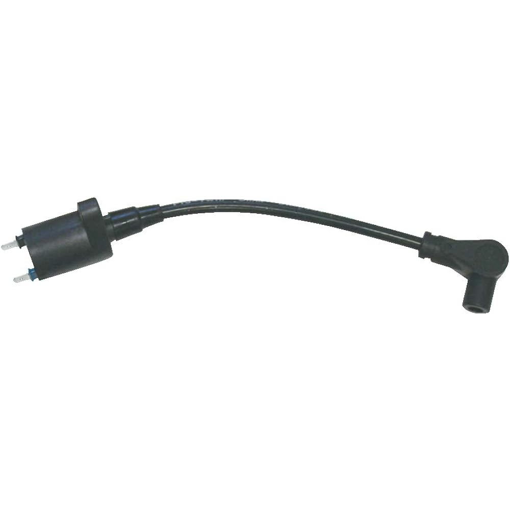 Creative Factory Posh (Cf Posh) Racing Ignition Coil Black + Speed Pro Twin Cord Black NSR50 NSR80 221011-09