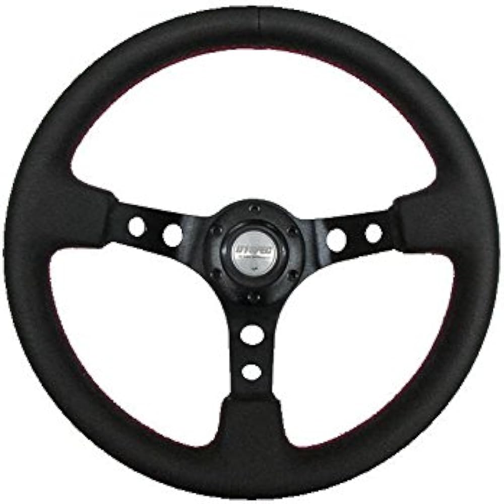 fortune D1 SPEC DEEP70 deep corn steering 35 pie red stitch DSC-70350RE