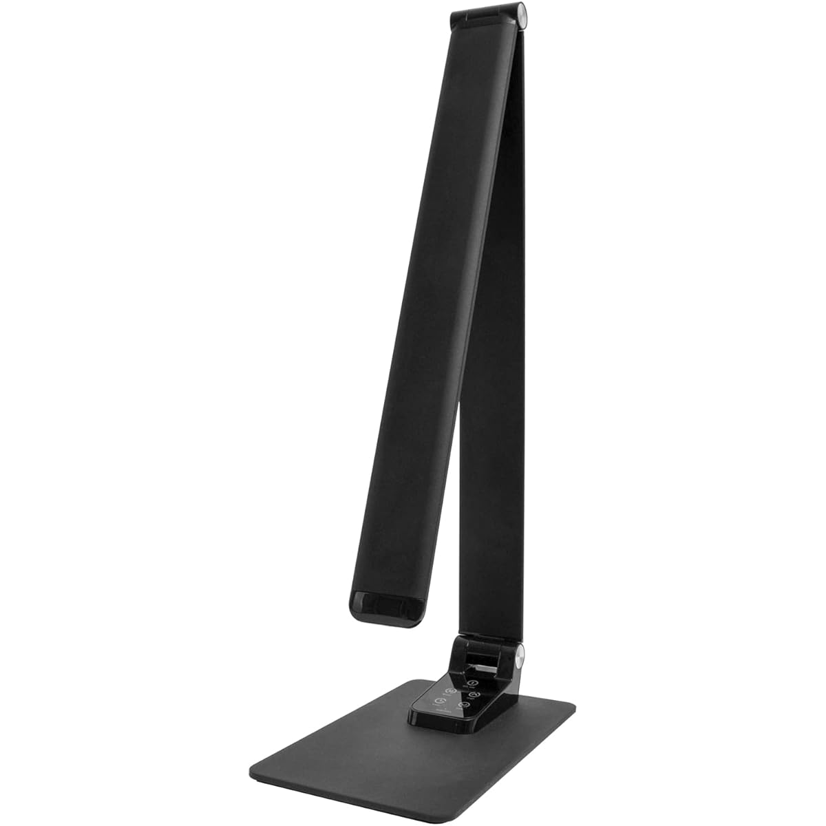 wasser 37 LED Table Light, Thin Desk Light, Dimming, Toning, Easy on the Eyes, Desk Stand Light, Stand Light, Stylish, Lighting, Desk Lamp, Study Desk, Reading, Office, Living Room (Black)