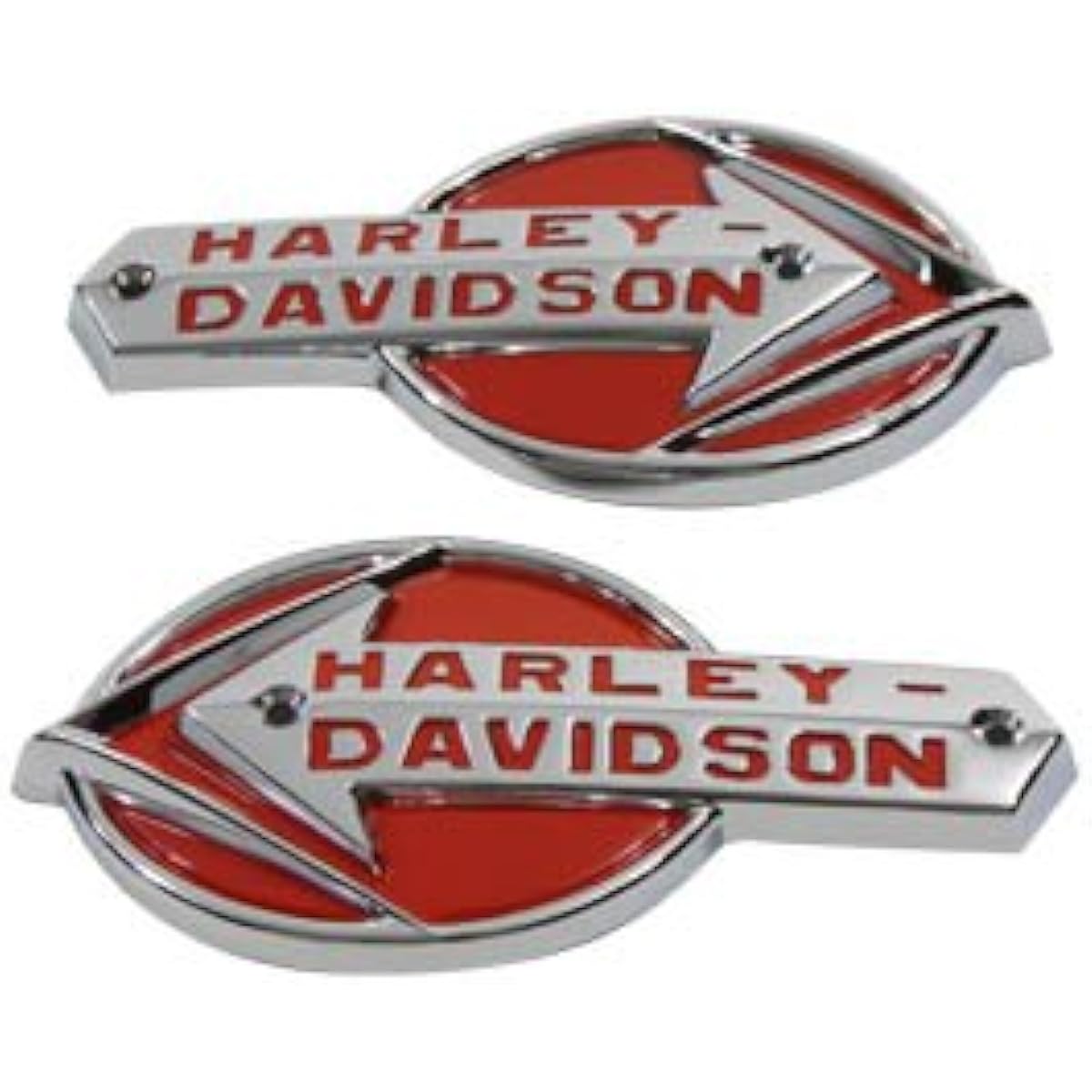 Genuine Harley 1959-60 Reproduction Emblem Left and Right 2 Piece Set