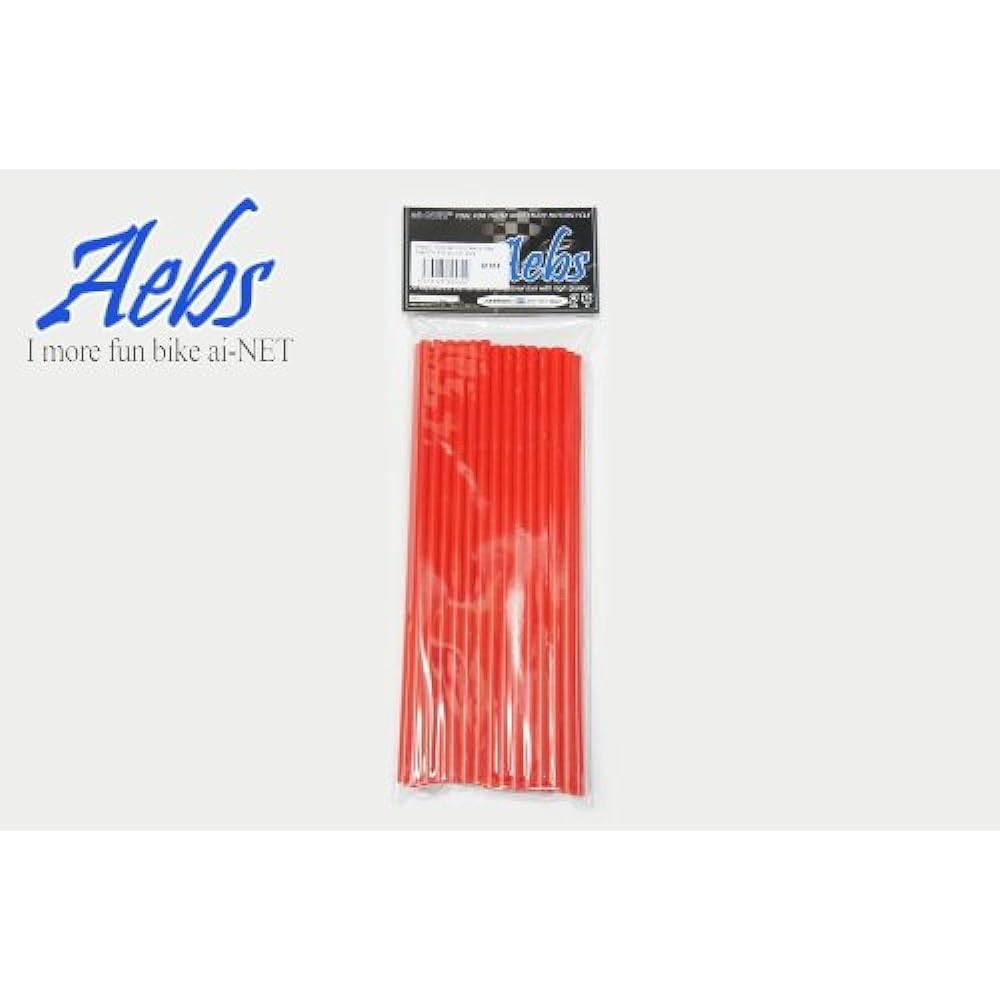 [Spokes] [Aebs Avis] Spoke wrap 80 pieces [Red] Spoke skin color spokes [SR400 DS400 Sero 250 WR250X XT250X Tricker YZ250 TW FTR CRF250 CB223S Glass Tracker RM-Z DR-Z D Tracker KLX250 W600 Estrella] 61018x2