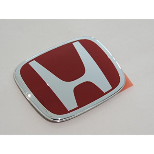 HONDA Honda TYPE-R Genuine Honda Emblem Red Emblem W 4.4 x H 3.6 inches (112 mm) x H 3.6 inches (92 mm) H Emblem H Mark Honda Mark Diversion