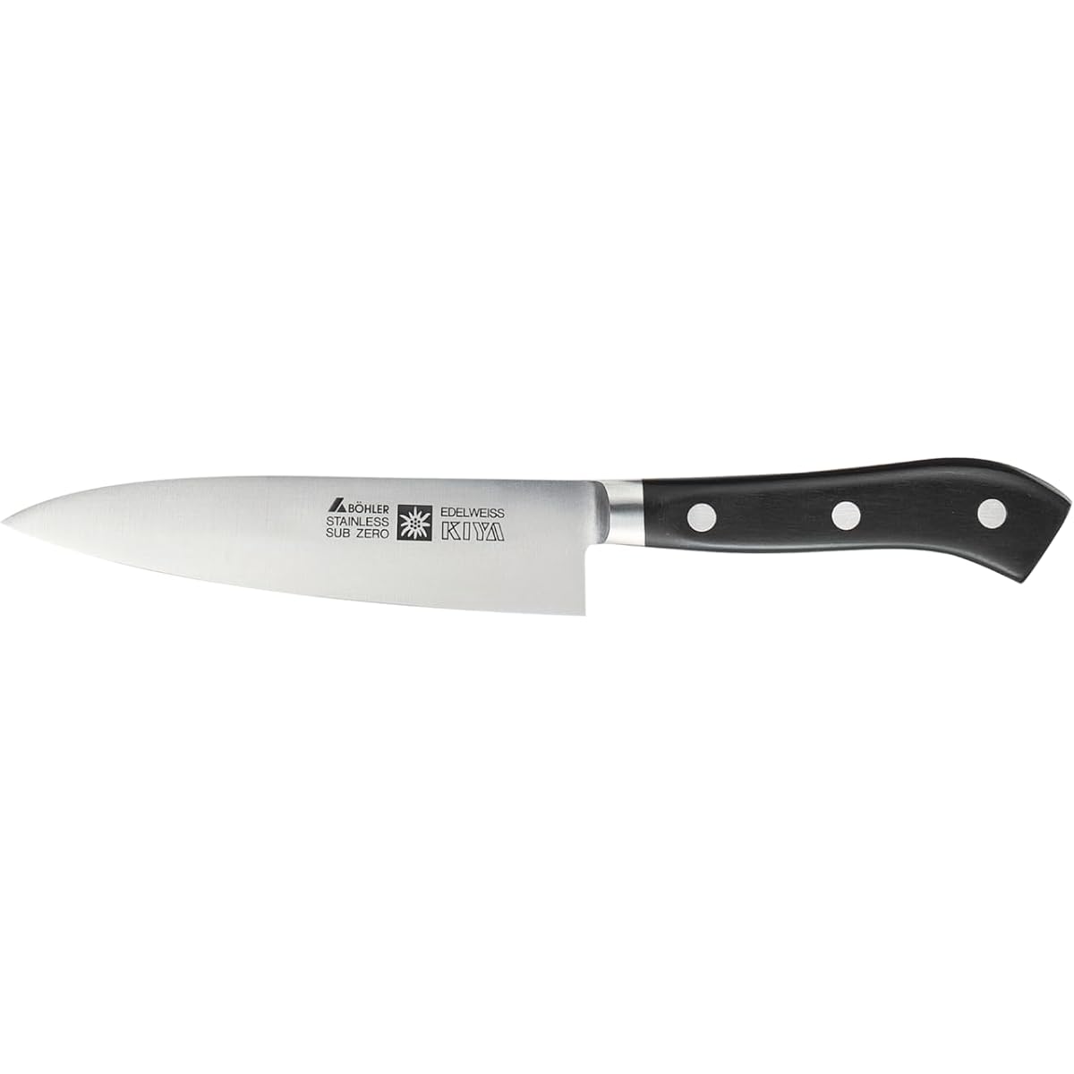 Kiya Edelweiss Stainless Steel Western Knife No.160 Petty Knife 120mm