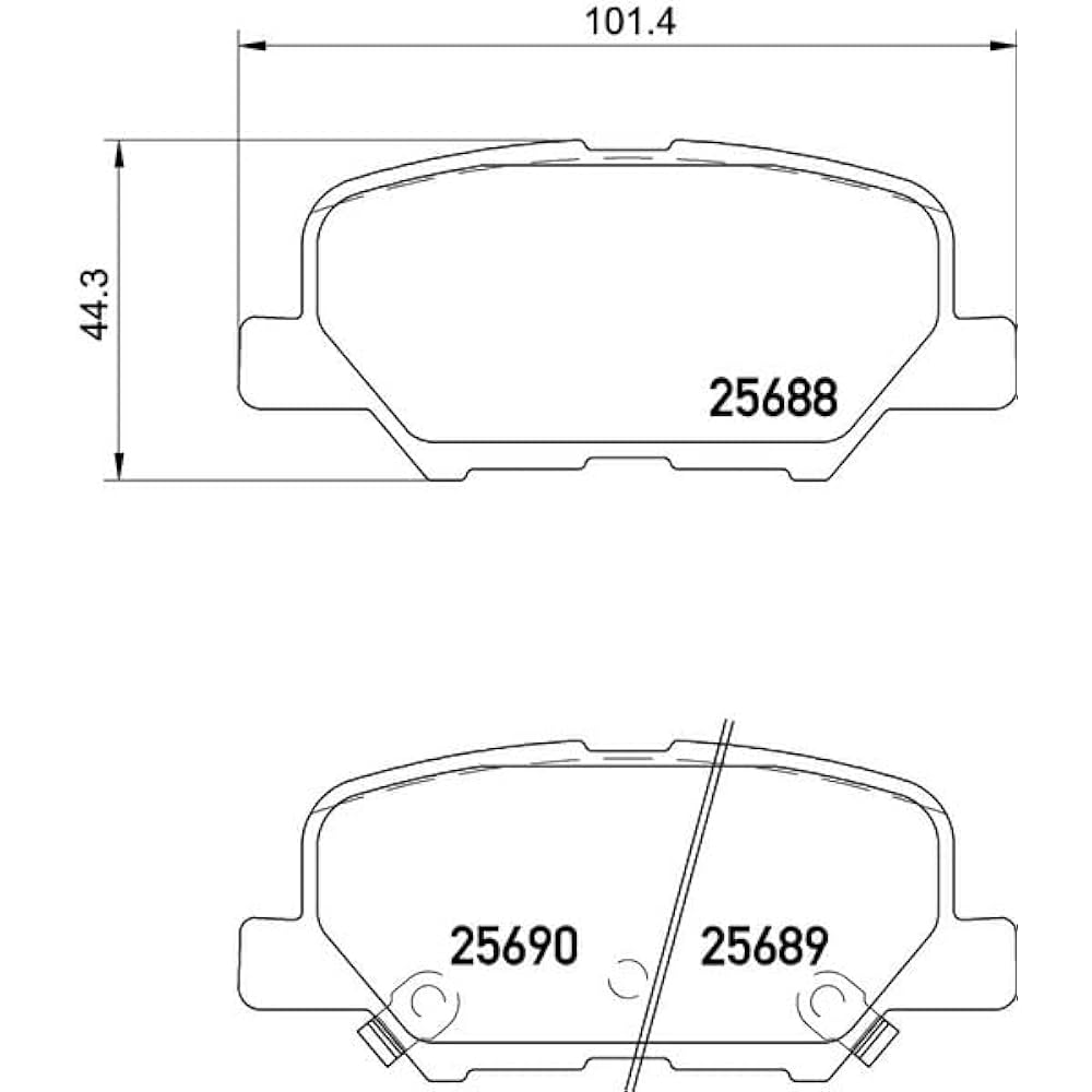 BREMBO/Black Pad Product Number: P61111