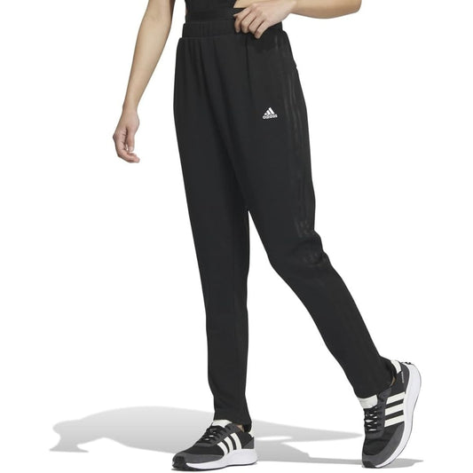 Adidas KNV49 Women's Long Pants, Seasonal Sportswear, 3 Stripes, Regular Fit, Double Knit Track Pants