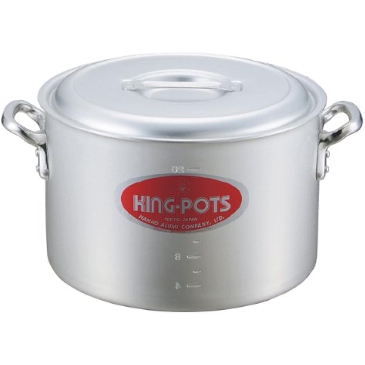 King anodized half-body pot (with scale) 24cm