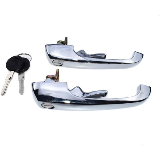 Car Parts OUTSIDE OUTER DOOR HANDLE PAIR 2 Keys 211898205N for VW Transporter Type2 Bus 1969-1979 Car parts