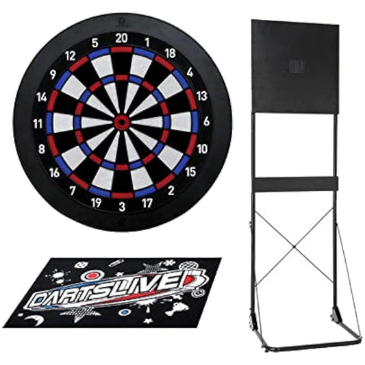 Darts board set dartslive home & folding stand D.craft Artemis & darts mat live mat